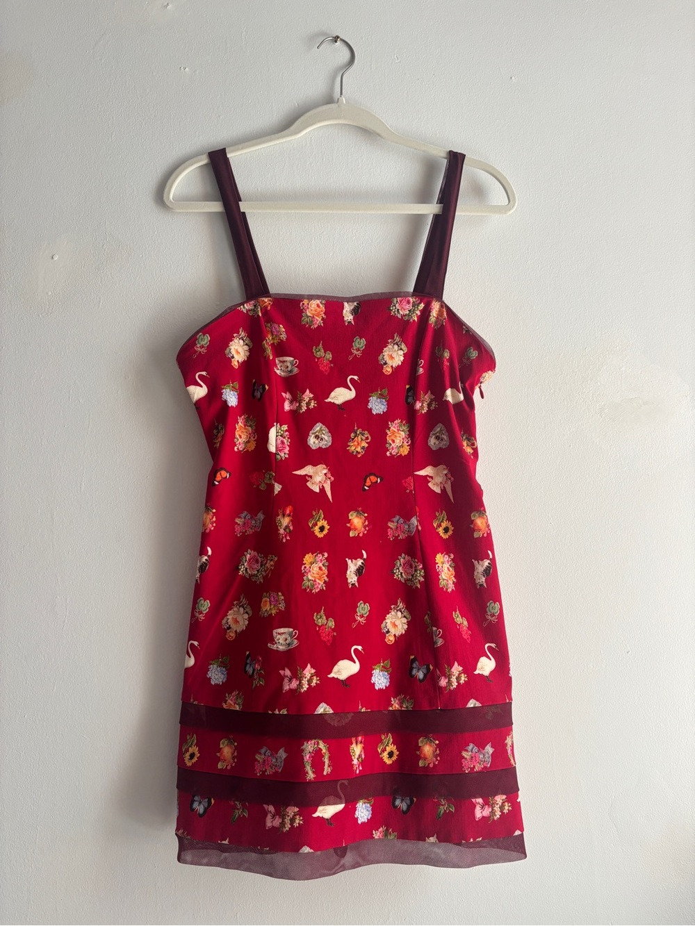 Kimchi Blue A-Line Print Mini Dress